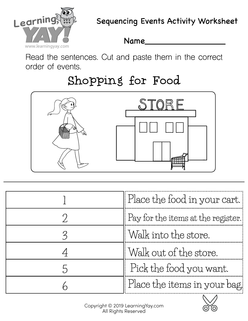 chronological-order-worksheets