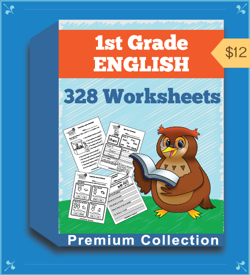 Premium First Grade English Worksheets Collection